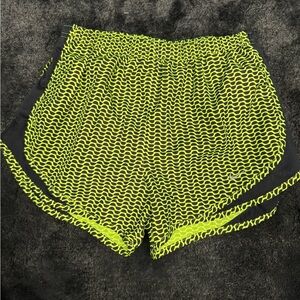 Nike Women's Neon Green Running Shorts